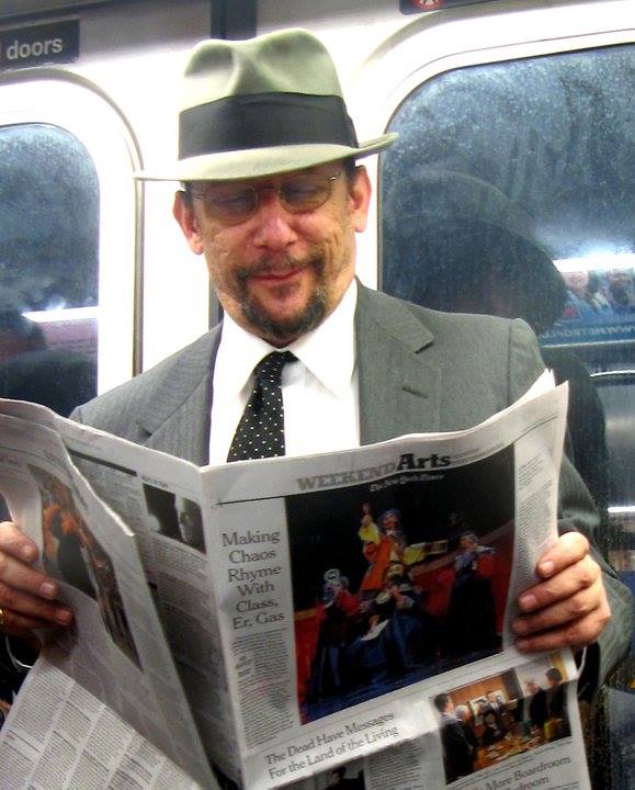 NEWS 1 (AP) Adam newspaper subway NEWS